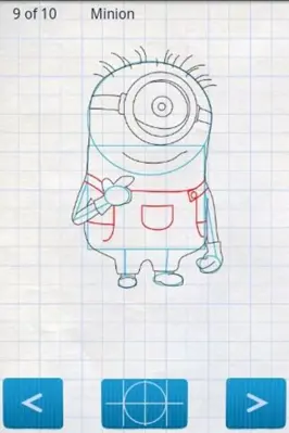 How to Draw cartoons android App screenshot 0